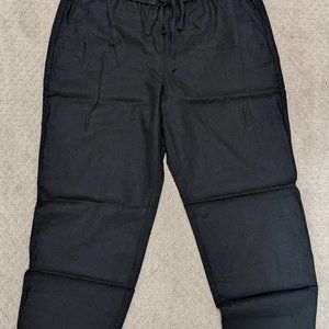 New j.crew drawstring linen pants